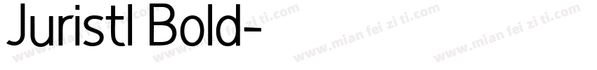 Juristl Bold字体转换